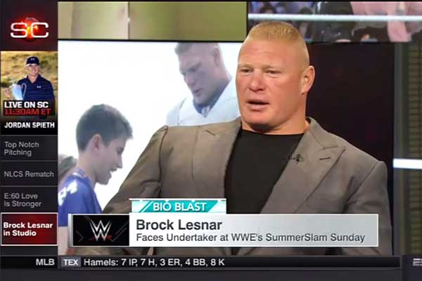 Brock Lesnar, The Undertaker, Triple H, Shane & Stephanie On ESPN This Week