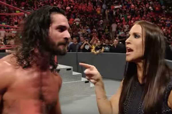 Seth Rollins Confronts Stephanie McMahon After RAW (Video)