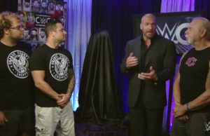 Video – Triple H Unveils WWE CWC Trophy