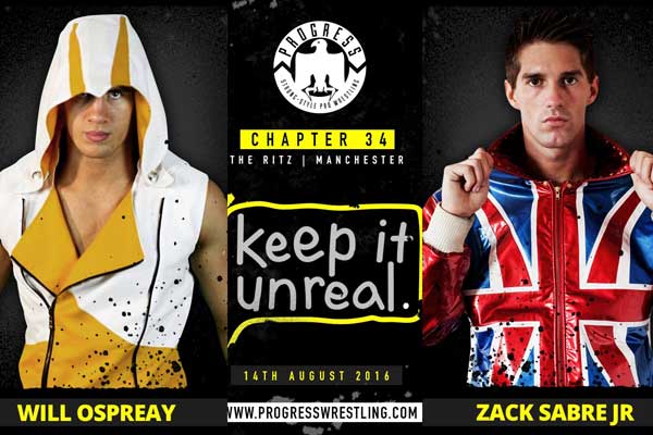 PROGRESS Announce First Two Matches for Chapter 34 – ‘Keep It Unreal’