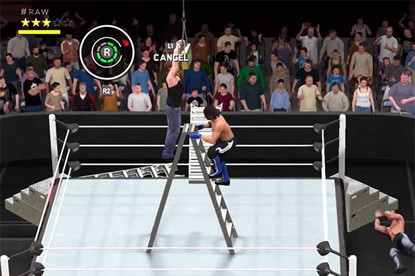 WWE 2K17 Gameplay Videos: Ladder Match, Backstage Brawl Footage