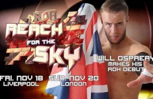 Will Ospreay To Make His ROH Debut At Reach for the Sky