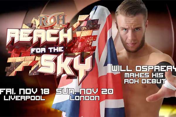 Will Ospreay To Make His ROH Debut At Reach for the Sky