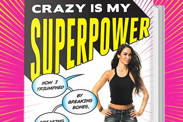 AJ Lee “Crazy Is My Superpower” Book Cover Artwork & Synopsis