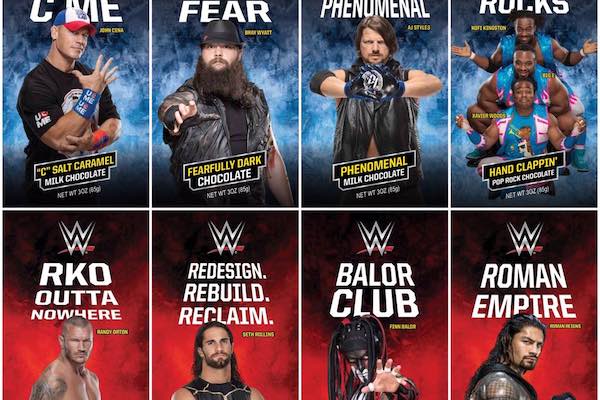 WWE Chocolate Bars Now Available