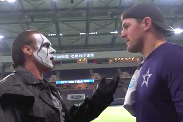 Sting Is The Dallas Cowboys’ New Intimidation Coach (Video)