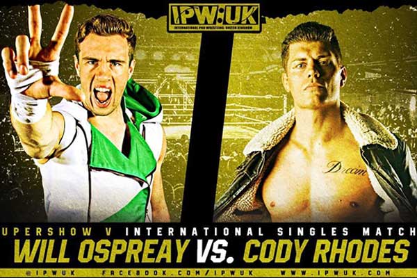 Cody vs. Ospreay, Riddle vs. Sabre Announced For IPW:UK 12/18