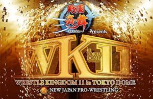 Schedule for Wrestle Kingdom 11 Matches on AXS TV