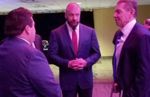 Vince McMahon Using Crutches At WrestleMania Press Conference (Photo)