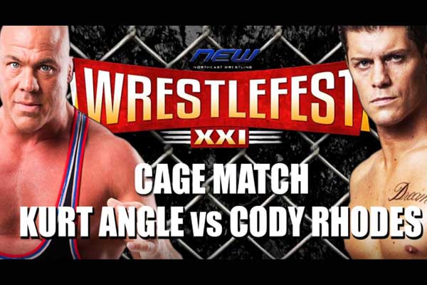 Kurt Angle vs. Cody Rhodes Cage Match Announced