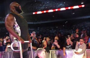 Superstars Got A Ride Down The Entrance Ramp At The Royal Rumble (Photos)