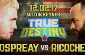 Ospreay vs Ricochet Announced for WCPW True Destiny