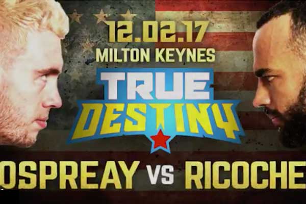 Ospreay vs Ricochet Announced for WCPW True Destiny