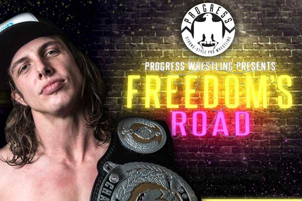 Matt Riddle Announced for PROGRESS ‘Freedom’s Road’ Tapings in March