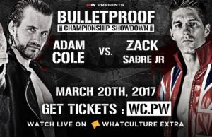 WCPW Bulletproof – Two Top Matches Announced