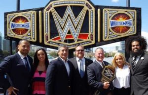 Giant WWE Championship In Orlando (Photo), Official WrestleMania 33 Poster