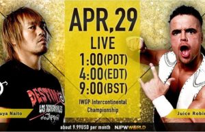 NJPW Toyo Province 2017 Lineup: Juice Robinson Challenges Naito