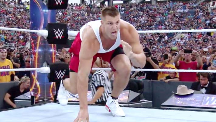 WWE Wants To Sign Gronk, Why Stephanie Missed RAW, WM33 Merch Sales