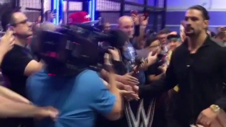 Roman Reigns’ Fans Overflow Into Samoa Joe Signing Area At WrestleMania Axxess (Video/Photos)