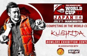 KUSHIDA Announced for the WCPW Pro Wrestling World Cup and Rev Pro British J Cup