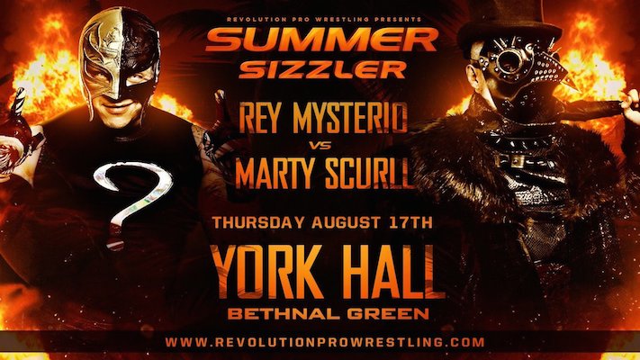 Rey Mysterio vs Marty Scurll Announced for Rev Pro’s Summer Sizzler 2017