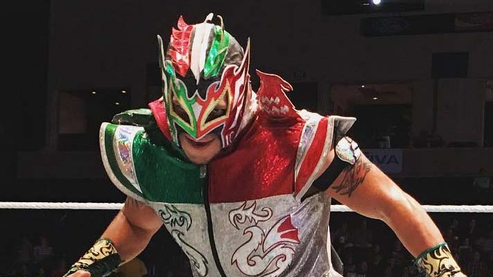 Kalisto Injured After Being Struck In The Face By Water Bottle On 205 Live