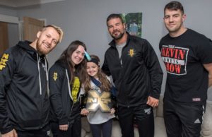 WWE NXT Superstars Visit Home Of Manchester Attack Victim