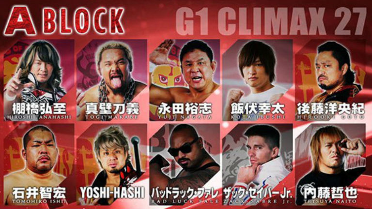 NJPW G1 Climax 27 Night 1 Results