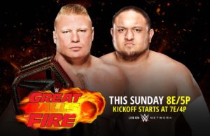 Betting Odds For Sunday’s Great Balls Of Fire PPV