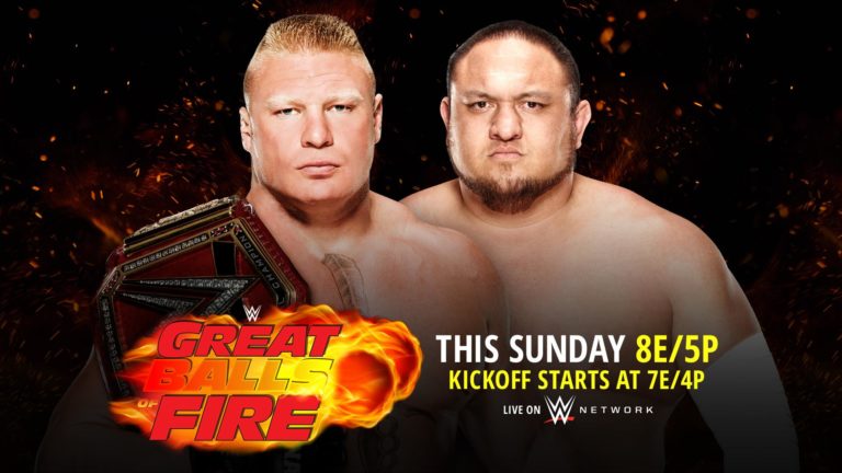 Betting Odds For Sunday’s Great Balls Of Fire PPV