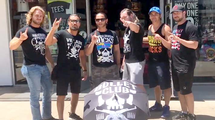 The Bullet Club Invades Hot Topic (Video)