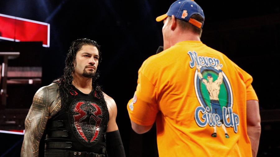 John Cena and Roman Reigns