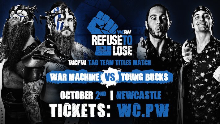 The Young Bucks To Appear at WCPW iPPV Refuse To Lose