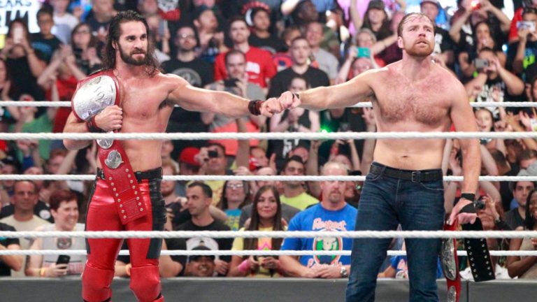 The Usos And Seth Rollins & Dean Ambrose Trade Shots (Videos), Dean Ambrose Makes History