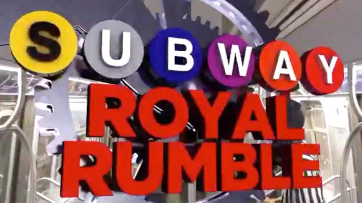 Royal Rumble Breaks Out On NYC Subway (Video)