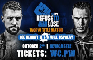 WCPW Title Match Announced for Refuse to Lose PPV