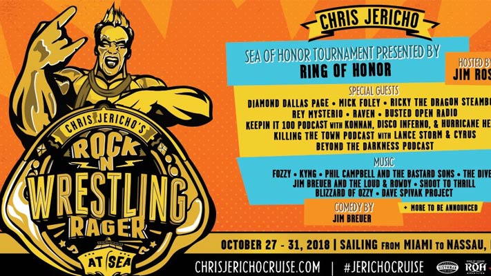 Chris Jericho Announces “Rock ‘n’ Wrestling Rager At Sea” Cruise