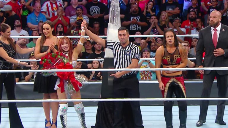 Kairi Sane Defeats Shayna Baszler To Win Mae Young Classic