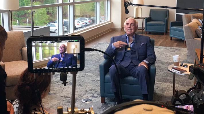 Ric Flair Already Back To Work (Photos)