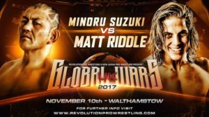 Suzuki vs Riddle and Ospreay vs Sabre Jr Announced for Rev Pro Global Wars