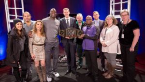 WWE Championship Presented To Manchester Arena Staff & Emergency Responders