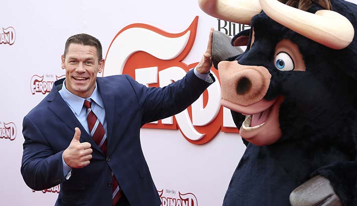 John Cena’s Movie Ferdinand Nominated For Golden Globe Award