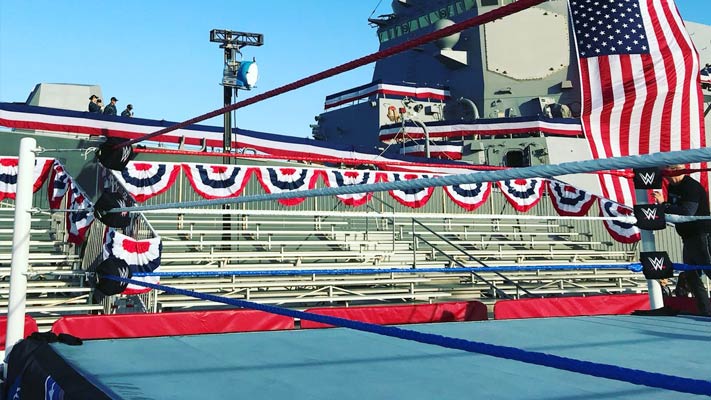 Tribute To The Troops Tapings Taking Place Aboard USS Dewey In San Diego (Photos)