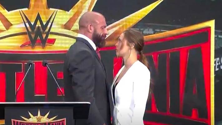 WrestleMania 35 Press Conference Video, WWE Announces Rousey Will Compete