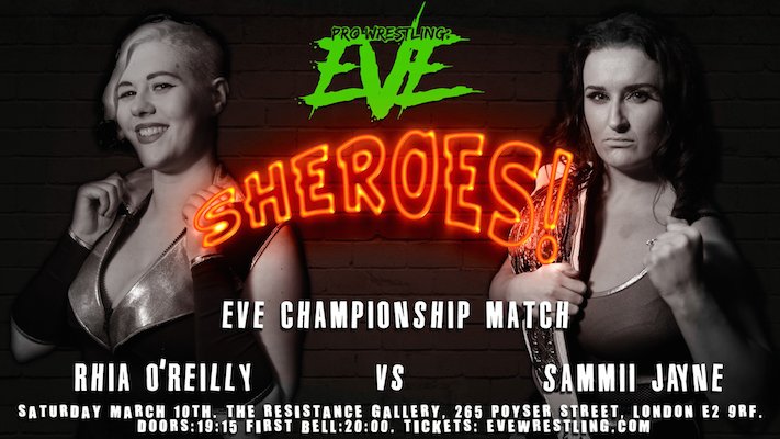 Pro Wrestling EVE Announce Main Event for #Sheroes!