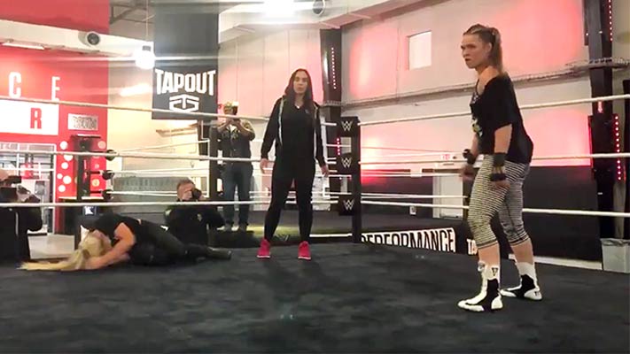 Videos Of Ronda Rousey Training For WrestleMania