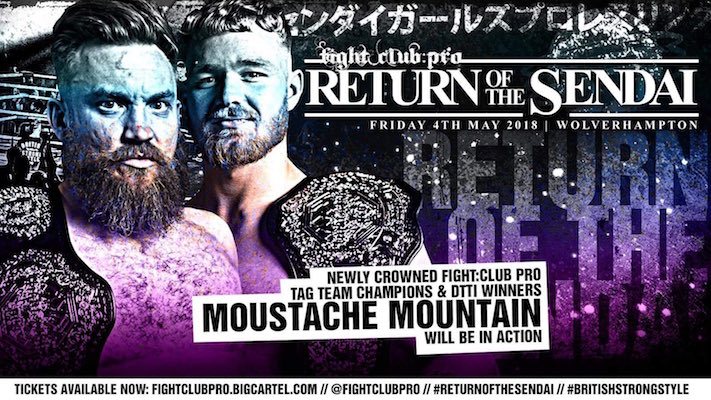 WWE UK/NXT Superstars and Championship Bout Announced for Fight Club: Pro ‘Return of The Sendai’