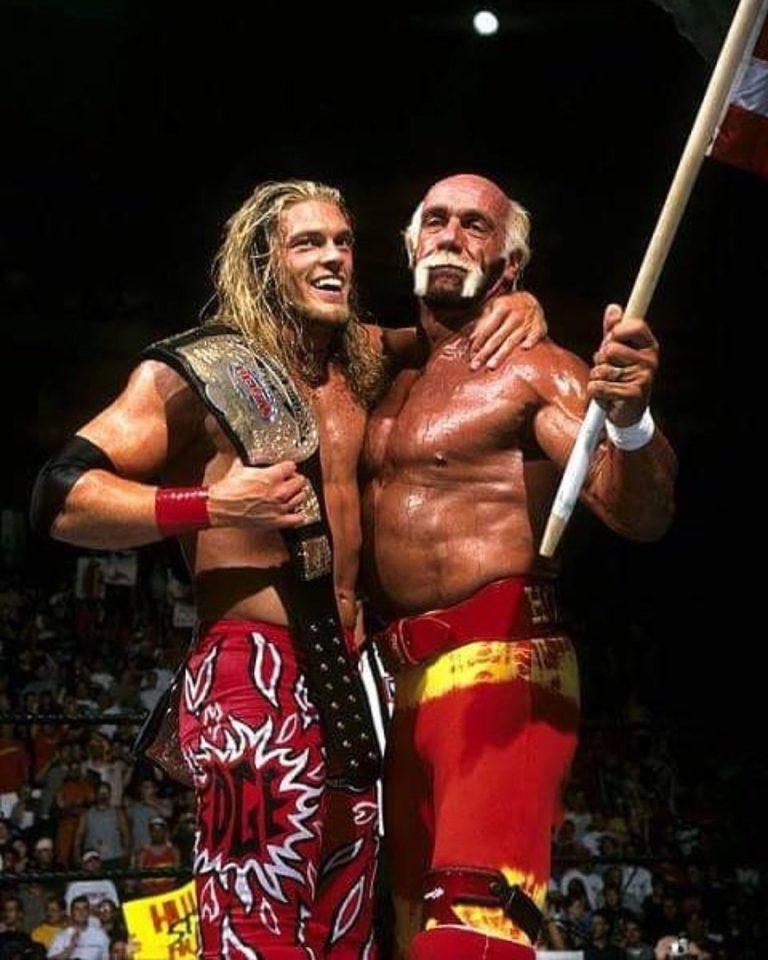 Hulk Hogan and Edge Recall Winning Tag Team Gold Together