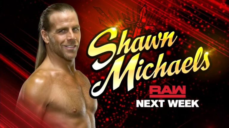 Shawn Michaels Returns To WWE RAW Next Week