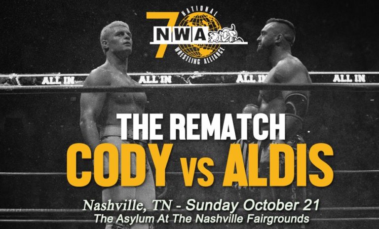 Match Stipulation For Cody Vs Nick Aldis NWA Title Rematch Announced